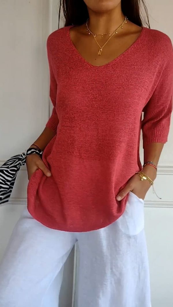 Henriette | Klassieke dames pullover - Afbeelding 8